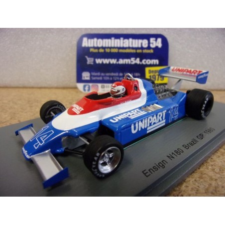 1980 Ensign N180 n°14 Clay Rgazzoni Brazil GP S5304 Spark Model