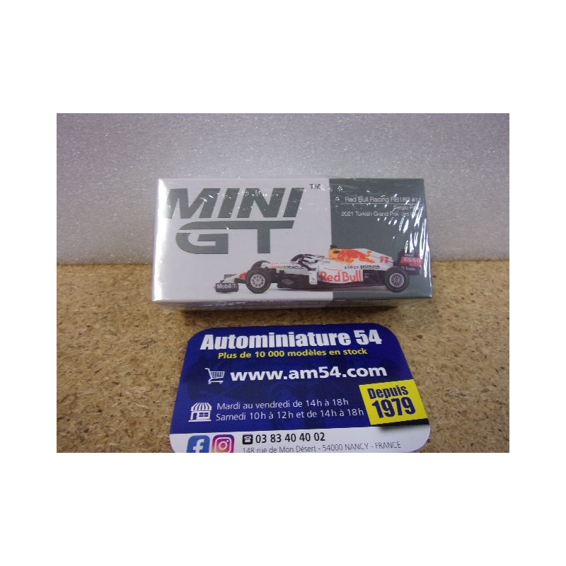 2021 Red Bull RB16B n°11 Sergio Perez 3rd Turkish GP MGT00679 True Scale Models Mini GT