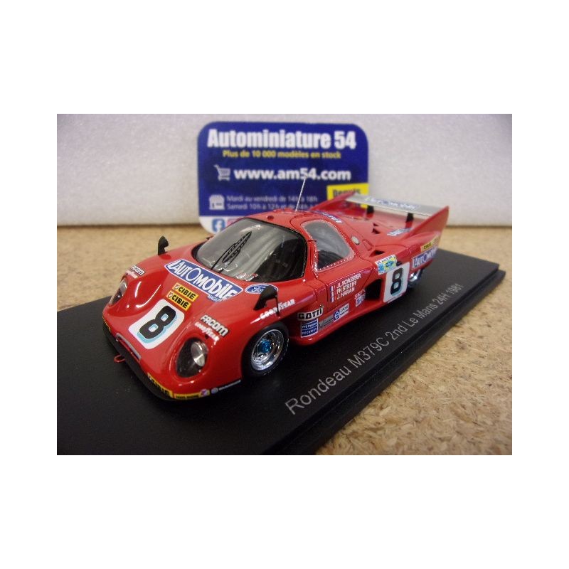 1981 Rondeau M379C n°8 Streiff - Schlesser - Haran 2nd Le Mans S8458 Spark Model