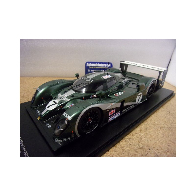 2003 Bentley EXP Speed 8 n°7 Capello - Kristensen - Smith 1st Winner 1st Le Mans 18LM03 Spark Model