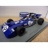 1971 Tyrrell 003 n°12 Jackie Stewart 1st Winner British GP 18S589 Spark Model