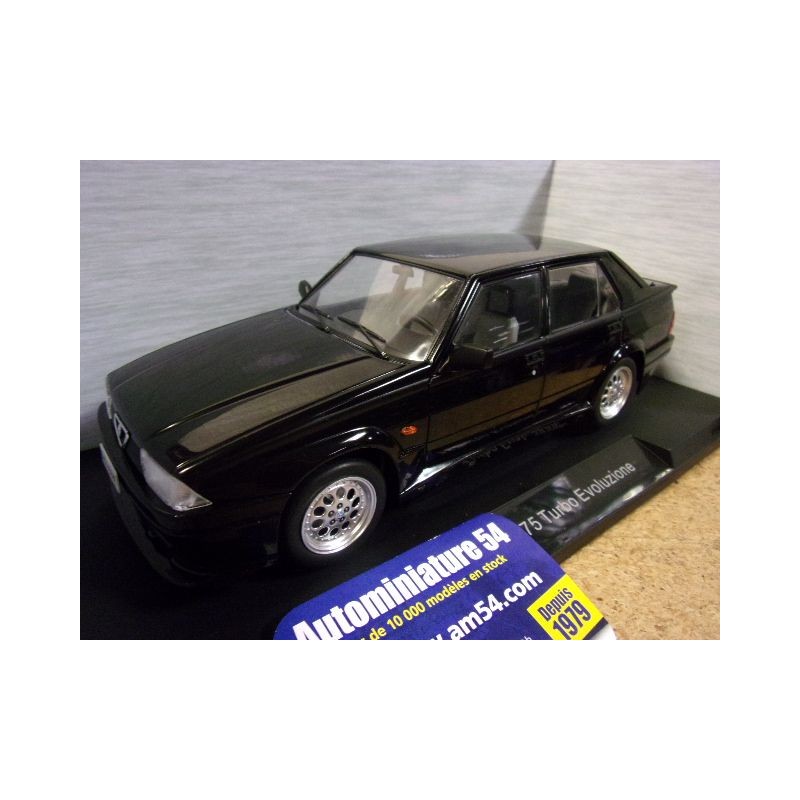 Alfa Roméo 75 Turbo Evoluzione Black MCG18429 ModelCarGroup