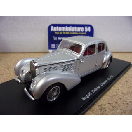 Bugatti Galibier chassis 774 silver S2720 Spark Model