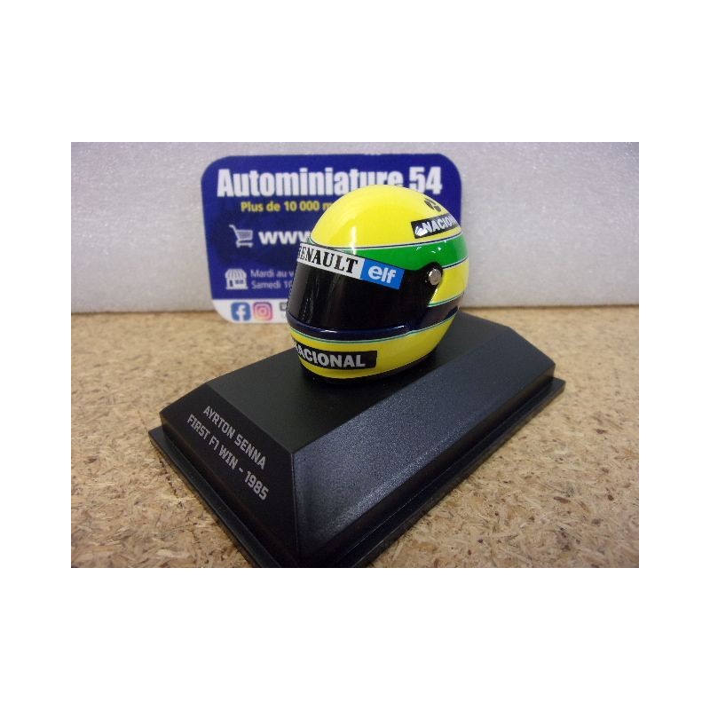 1985 Casque Ayrton Senna First Win 540308512 Minichamps