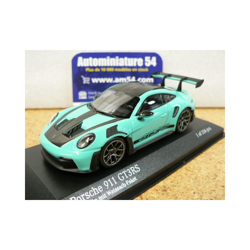 Porsche 911 - 992 GT3RS Mintgrun Weissach Paket 410062109 Minichamps