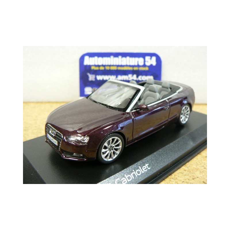 Audi A5 Cabrio Shiraz Red 5011105323 Norev