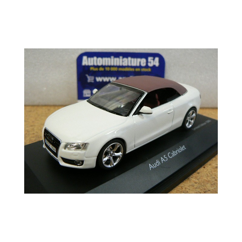 Audi A5 Cabrio Ibis white + softop 450728100 Schuco