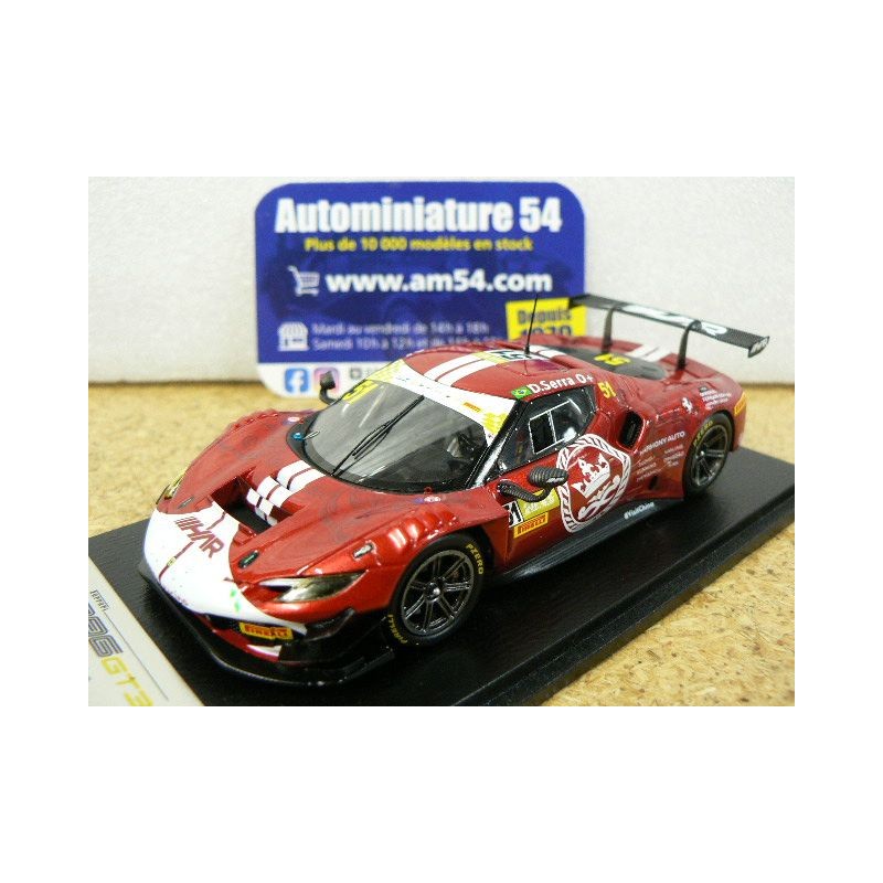 2023 Ferrari 296 GT3 Harmony Racing n°51 Daniel Serra 4th FIA GT Macau LSRC186 Look Smart