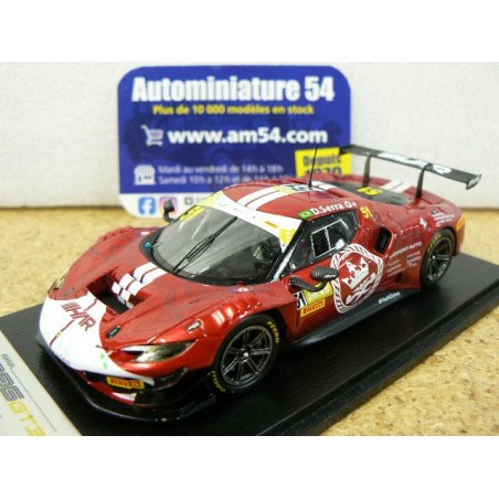 2023 Ferrari 296 GT3 Harmony Racing n°51 Daniel Serra 4th FIA GT Macau LSRC186 Look Smart