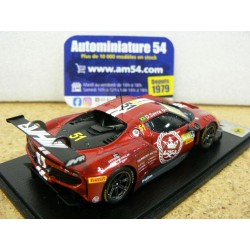 2023 Ferrari 296 GT3 Harmony Racing n°51 Daniel Serra 4th FIA GT Macau LSRC186 Look Smart