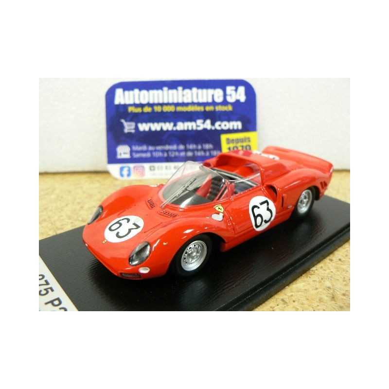 1965 Ferrari 275P n°63 Parkes - Guichet 1st Winner Monza LSRC114 Look Smart