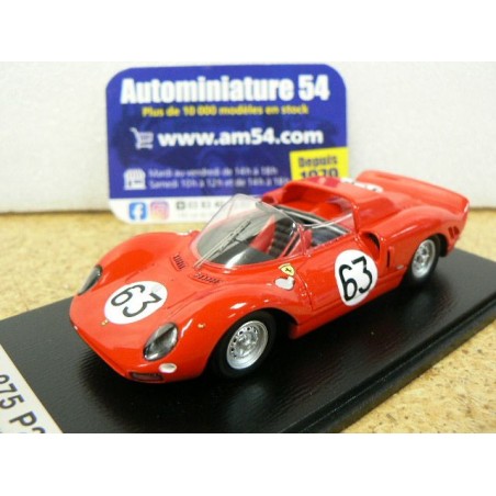 1965 Ferrari 275P n°63 Parkes - Guichet 1st Winner Monza LSRC114 Look Smart