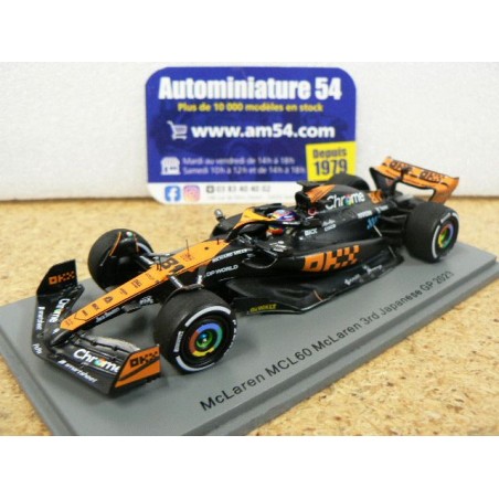 2023 McLaren MCL60 n°81 Oscar Piastri 3rd Japanese S8929 Spark Model