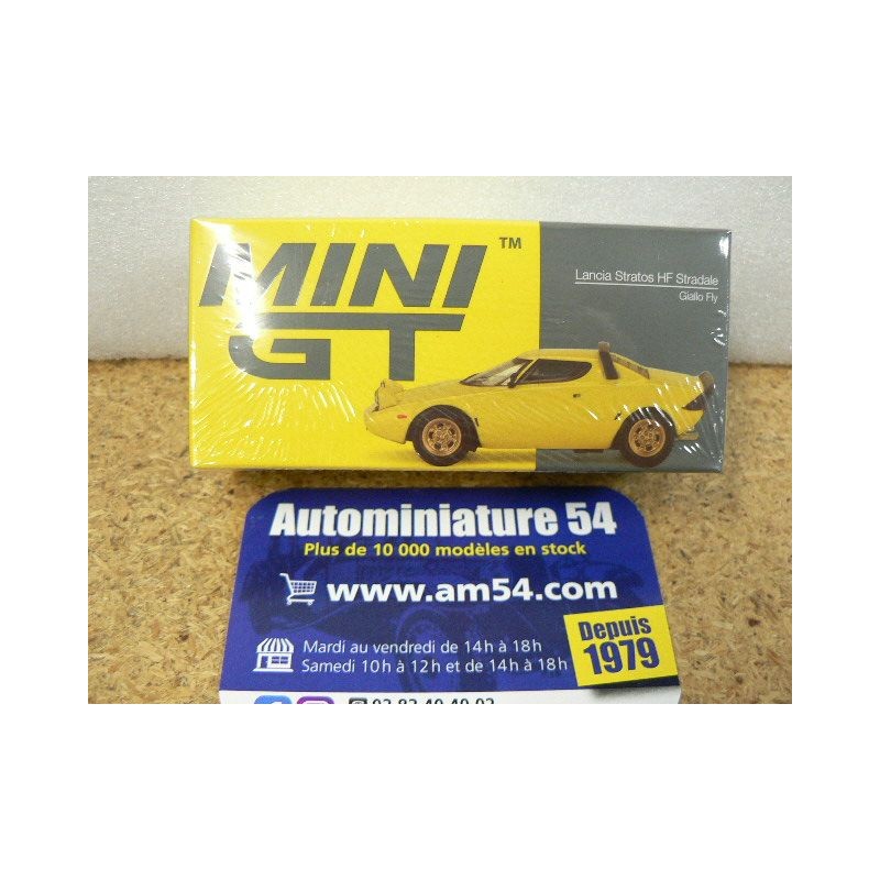 Lancia Stratos HF Stradale Giallo Fly MGT00771 True Scale Models Mini GT 1.64