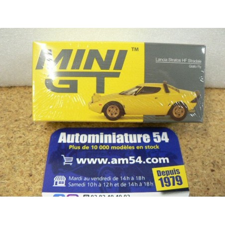 Lancia Stratos HF Stradale Giallo Fly MGT00771 True Scale Models Mini GT 1.64