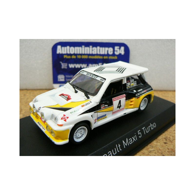 1986 Renault Maxi 5 Turbo n°4 Sainz Rally Asturias 510622 Norev