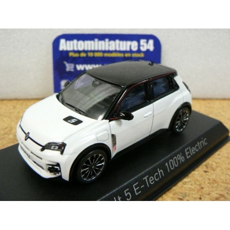 Renault 5 E-Tech Electric Pearl White - Black 2024 510553 Norev