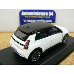 Renault 5 E-Tech Electric Pearl White - Black 2024 510553 Norev