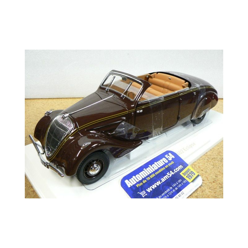 Peugeot 402 Eclipse chocolat 1937 184873 Norev