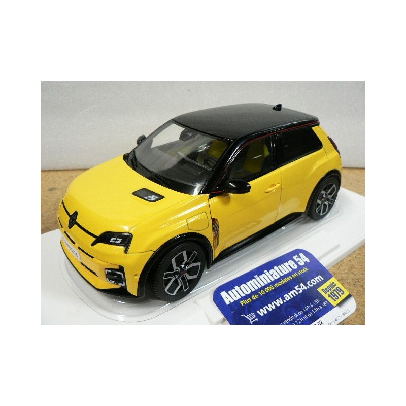 Renault 5 E-Tech Electric Pop Yellow - Black 2024 Norev