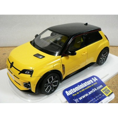 Renault 5 E-Tech Electric Pop Yellow - Black 2024 Norev