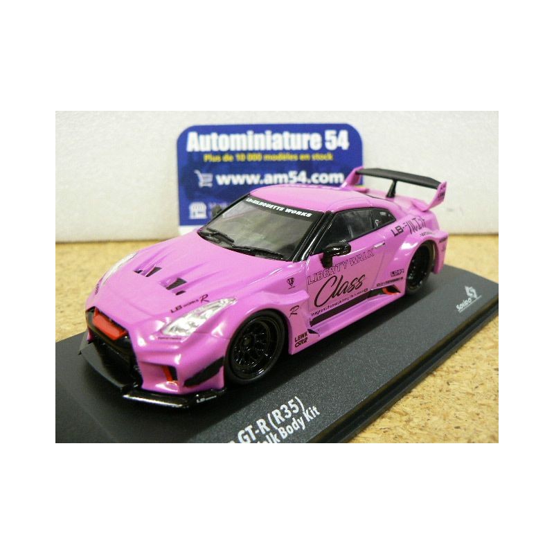 Nissan GT-R R35 LibertyWalk LBWK Pink S4311210 Solido