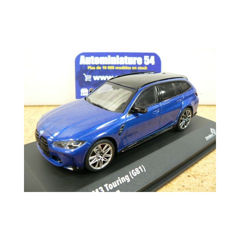 BMW M3 Competition Touring G81 San Marina Blue S4315402 Solido