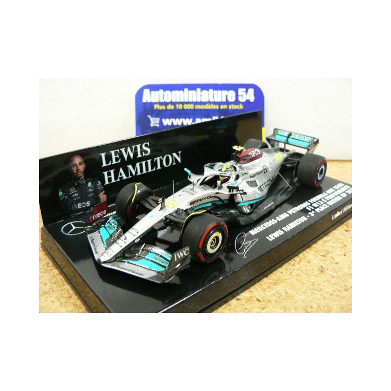 2022 Mercedes AMG Petronas W13 E n°44 Lewis Hamilton 3rd British GP 417221044 Minichamps