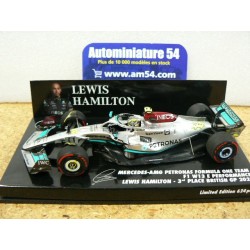 2022 Mercedes AMG Petronas W13 E n°44 Lewis Hamilton 3rd British GP 417221044 Minichamps