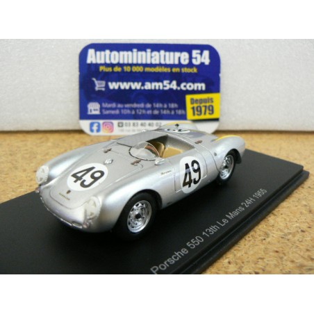 1955 Porsche 550 n°49 Arkus Duntov - Veuillet Le Mans S9713 Spark Model