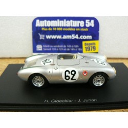 1955 Porsche 550 n°62 Gloeckler - Juhan 6th Le Mans S9712 Spark Model