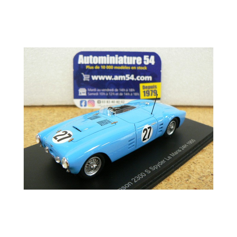 1955 Salmson 2300S Spyder n°27 Colas - Dewez Le Mans S4547 Spark Model