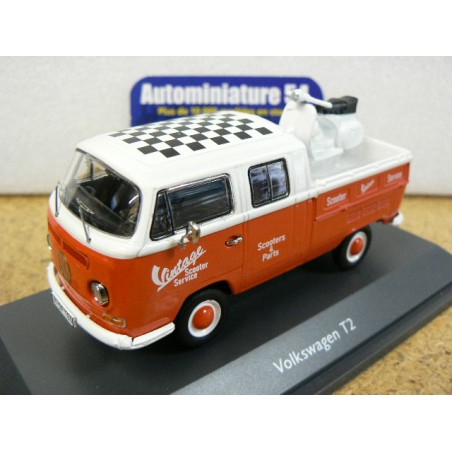 Volkswagen Combi T2a Pick up + Vespa PX 450723700 Schuco