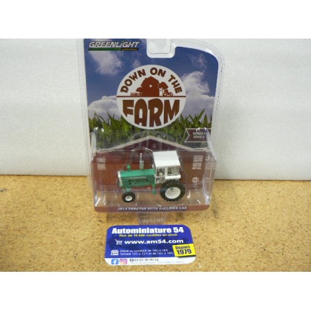 Tractor Closed Cab 1973 Tracteur Down on the Farm serie 8 48090-a Greenlight 1.64ième