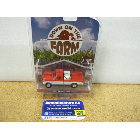 Ford F250 XLT 1991 Tracteur Down on the Farm serie 8 48090-e Greenlight 1.64ième