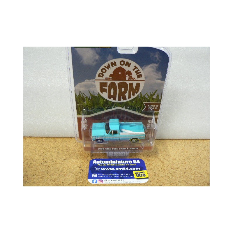 Ford F250 Farm & Ranch "Down on the Farm" serie 10 48100-c Greenlight 1.64ième