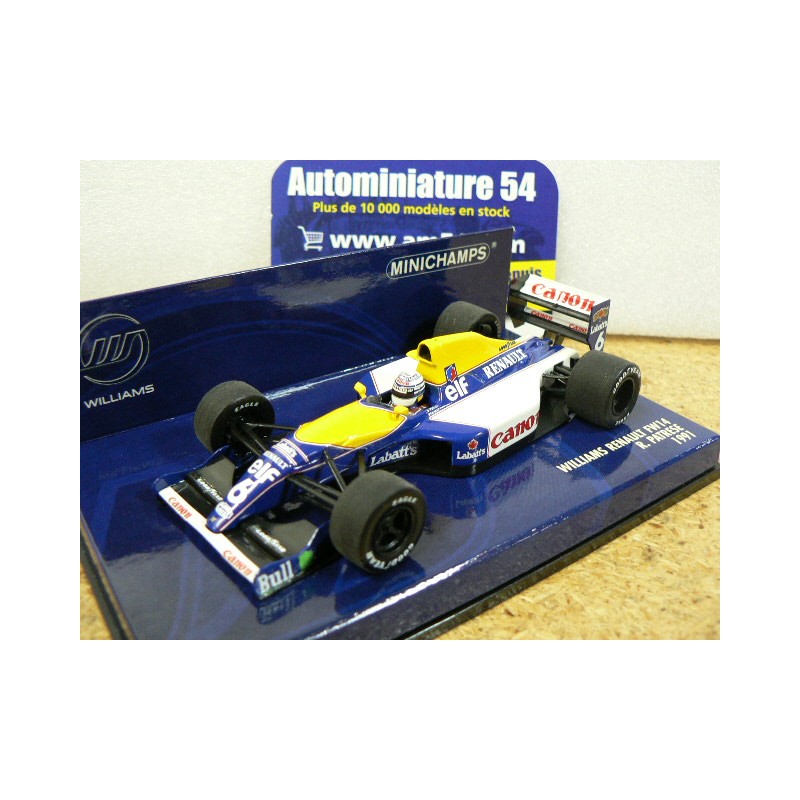 1991 Williams Renault FW14 n°6 R Patrese 400910006 Minichamps