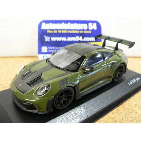 Porsche 911 - 992 GT3RS Nato Olive Weissach Paket 410062110 Minichamps