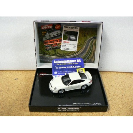 Porsche 911 - 997.1 GT3 2006 White "Sport Auto" 25th Anniversary 400065402 Minichamps