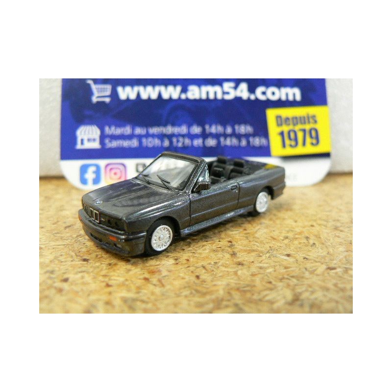 Bmw M3 E30 Cabrio Dark Grey 1988 1/87 870020234 Minichamps