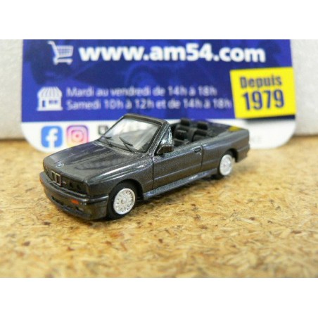 Bmw M3 E30 Cabrio Dark Grey 1988 1/87 870020234 Minichamps