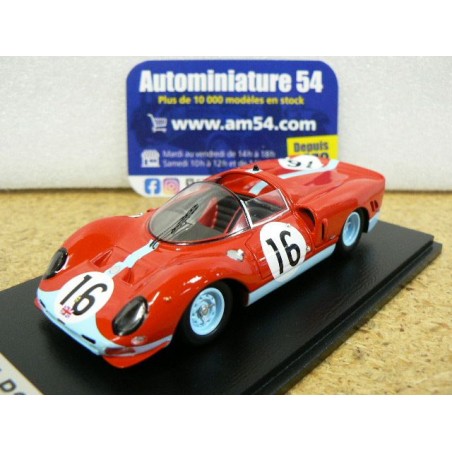 1966 Ferrari 365 P2 n°16 Attwood - Piper Le Mans LSLM134 Look Smart