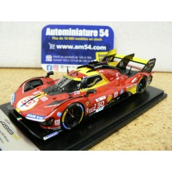 2024 Ferrari 499P AF Corse n°50 Fuoco - Molina - Nielsen 1st Winner Le Mans LSLM182 Look Smart