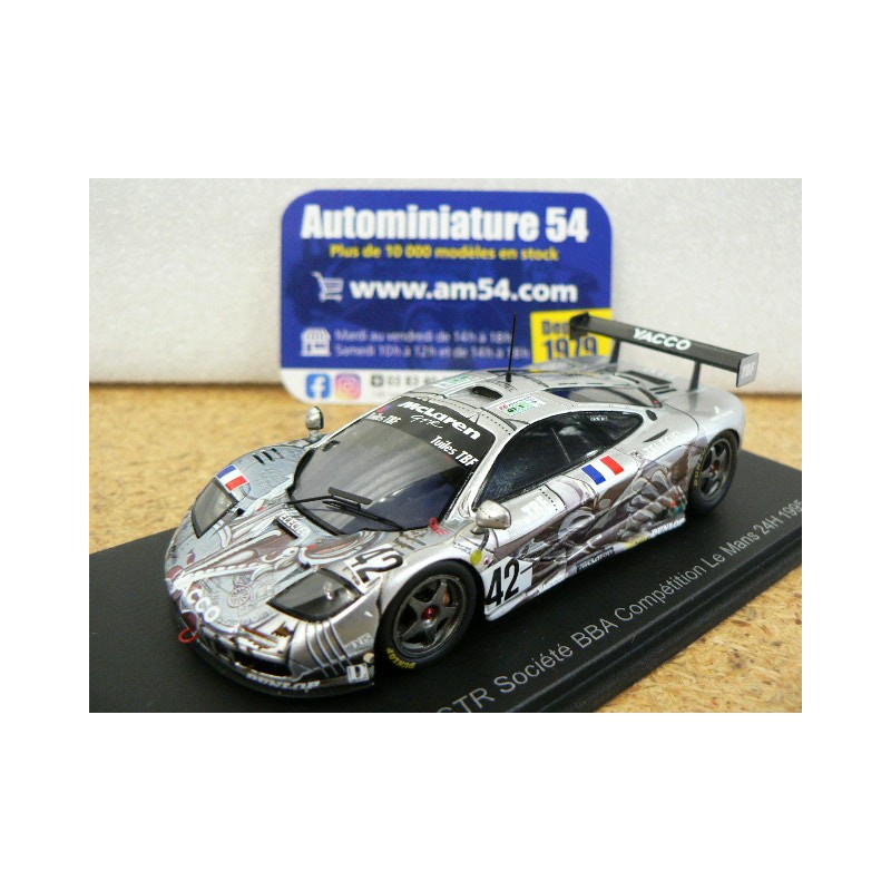 1995 McLaren F1 GTR César n°42 Maury Laribière - Sourd - Poulain Le Mans S6672 Spark Model