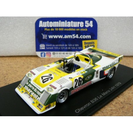 1979 Chevron B36 n°26 Dubois - Menant - PF Rousselot 24H Le Mans S9418 Spark Model