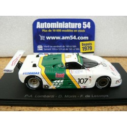 1990 Spice SE87C n°107 PA Lombardi - Morin - De Lesseps Le Mans S6816 Spark Model