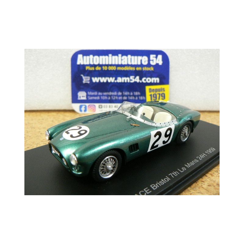 1959 AC ACE Bristol n°29 Ted Whiteaway - Turner 7th Le Mans S9493 Spark Models