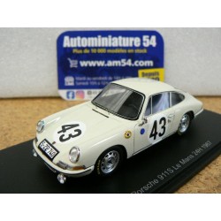 1967 Porsche 911S n°43 Franc - Fischhaber Le Mans S9737 Spark Model