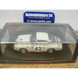 1967 Porsche 911S n°43 Franc - Fischhaber Le Mans S9737 Spark Model