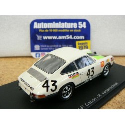 1968 Porsche 911T n°43 Gaban - Vanderschrick Le Mans S9738 Spark Model